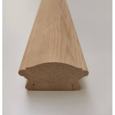 Stair Handrail 3.6m LHR Low Profile 41mm Wooden Timber Hemlo...